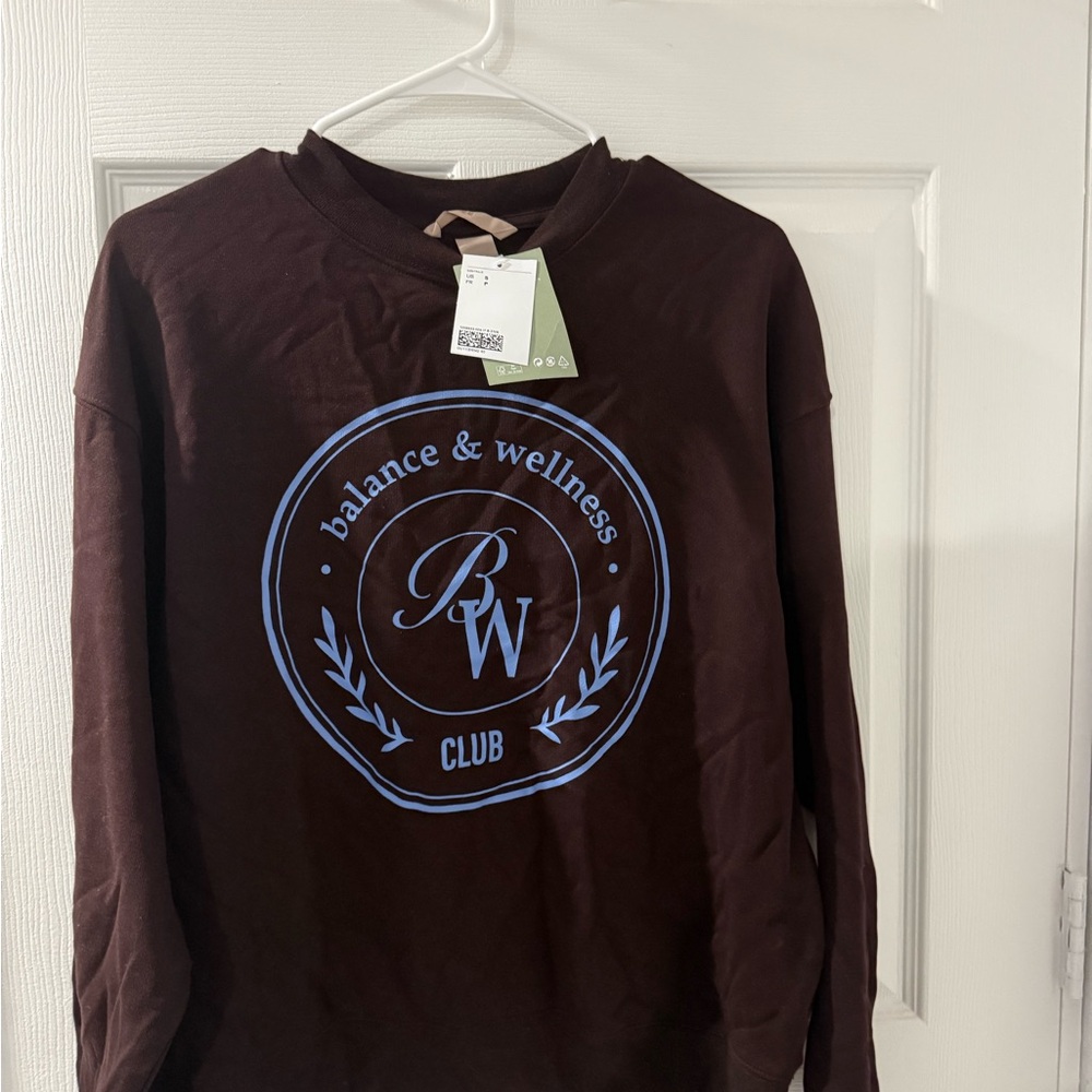 Brown Balance & Wellness Club Sweatshirt
